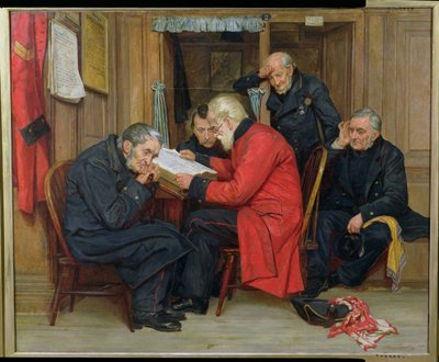 Chelsea Pensioners in the Long Wards, 1879 by Ellen Conolly